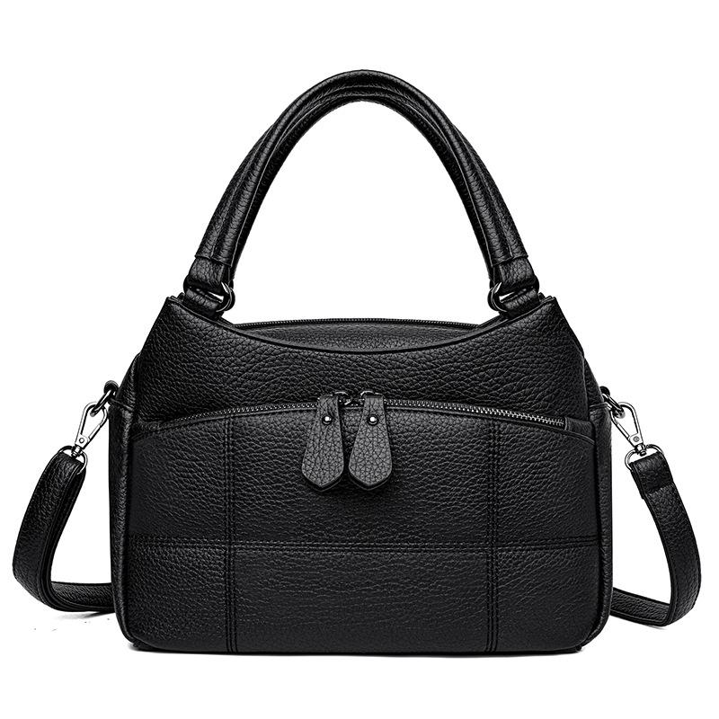 Bag women 2025 new versatile fashion middle-aged and elderly mother shoulder messenger bag commuter large-capacity handbag чорний
Bag women 2025 new versatile fashion middle-aged and elderly mother shoulder messenger bag commuter large-capacity handbag чорний