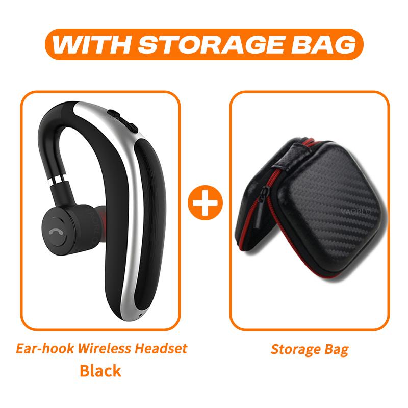 Беспроводная Bluetooth-гарнитура VAORLO с HD-микрофоном, наушник с вращением на 180° для левого/правого уха, универсальная для бизнеса, спорта, музыки, вождения автомобиля Black With Bag
Беспроводная Bluetooth-гарнитура VAORLO с HD-микрофоном, наушник с вращением на 180° для левого/правого уха, универсальная для бизнеса, спорта, музыки, вождения автомобиля Black With Bag
