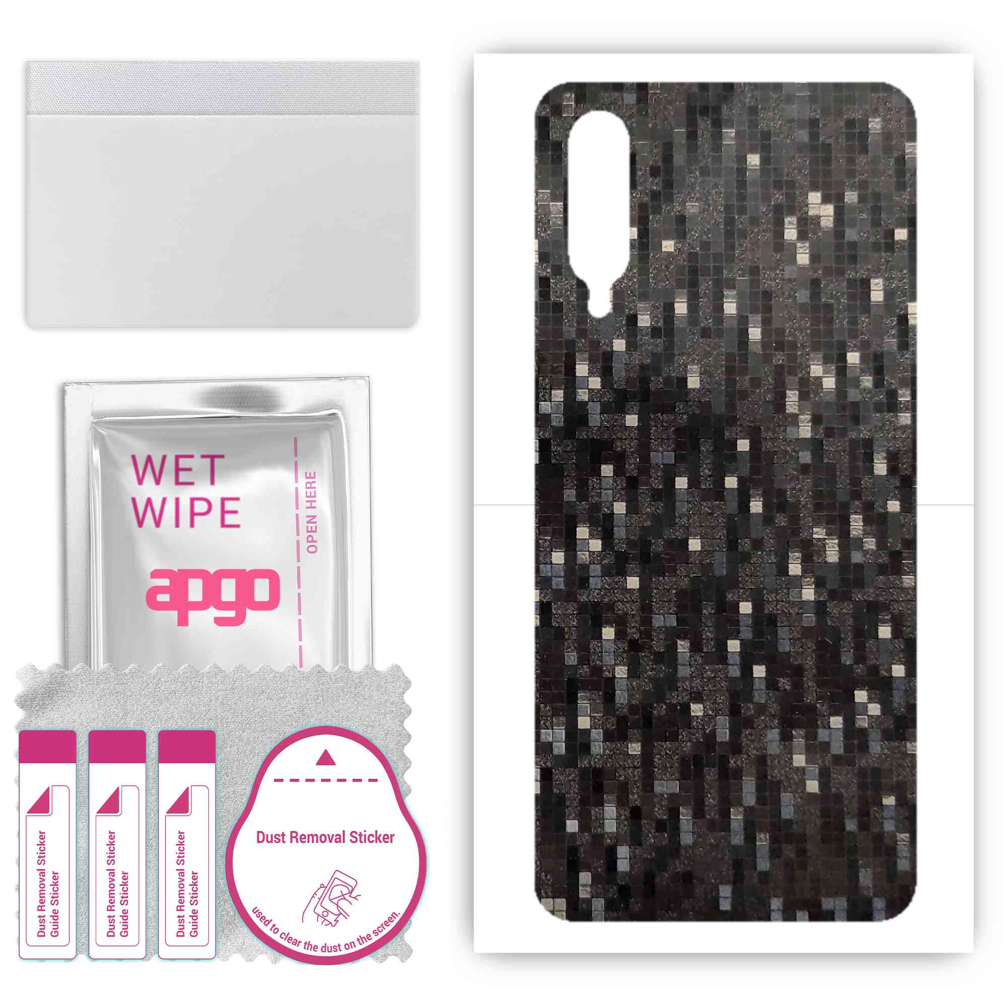 Apgo Protective Skin Sticker для задньої панелі, сумісної з Xiaomi Mi 9 Lite, Wrap Film, Foil, Vinyl - Pattern Carbon Black Pixel
Apgo Protective Skin Sticker для задньої панелі, сумісної з Xiaomi Mi 9 Lite, Wrap Film, Foil, Vinyl - Pattern Carbon Black Pixel