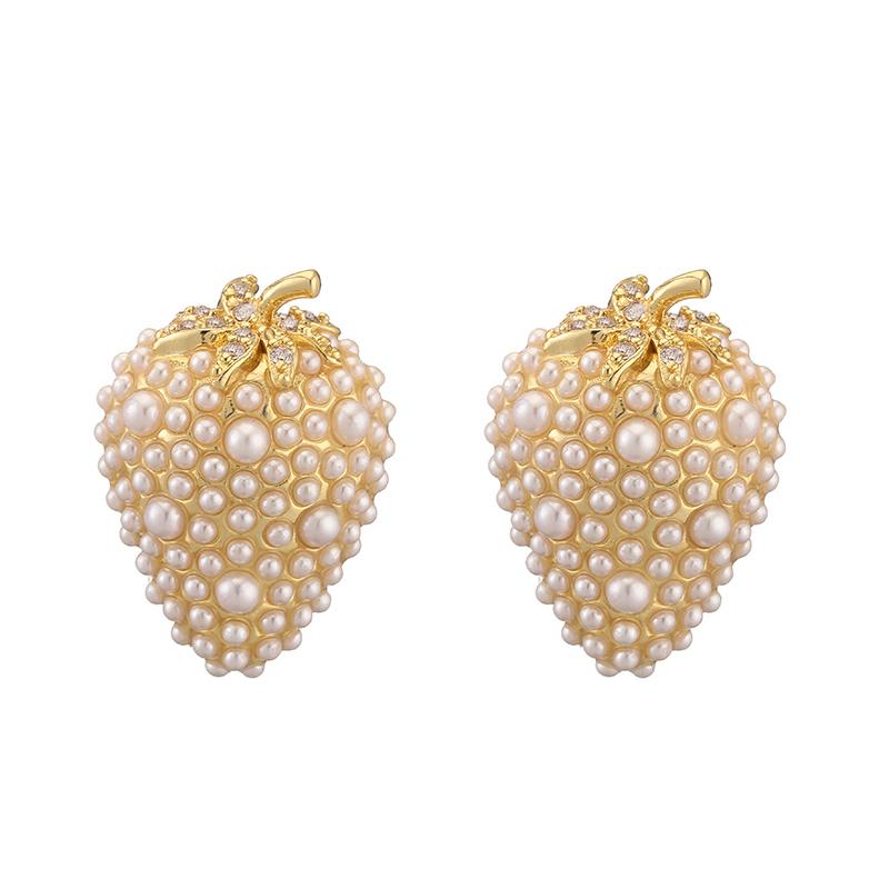 HECHENG,Delicate and Elegant Pearl Strawberry Pendant Necklace Earrings Ladies Banquet Party Jewellery 1 Pcs Other
HECHENG,Delicate and Elegant Pearl Strawberry Pendant Necklace Earrings Ladies Banquet Party Jewellery 1 Pcs Other