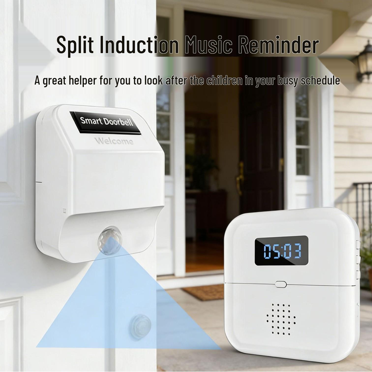 Chenji Maternity & Baby Silent Doorbell: New Parent s Child Care Alarm Transmitter (Requires pairing)
Chenji Maternity & Baby Silent Doorbell: New Parent s Child Care Alarm Transmitter (Requires pairing)