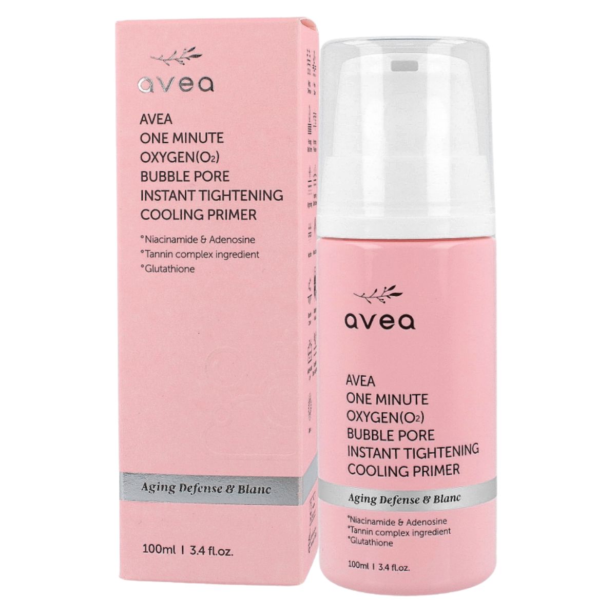 AVEA One Minute Oxygen (O2) Bubble Pore Instant Tightening Cooling Primer 100 ml - primer napinający skórę
AVEA One Minute Oxygen (O2) Bubble Pore Instant Tightening Cooling Primer 100 ml - primer napinający skórę
