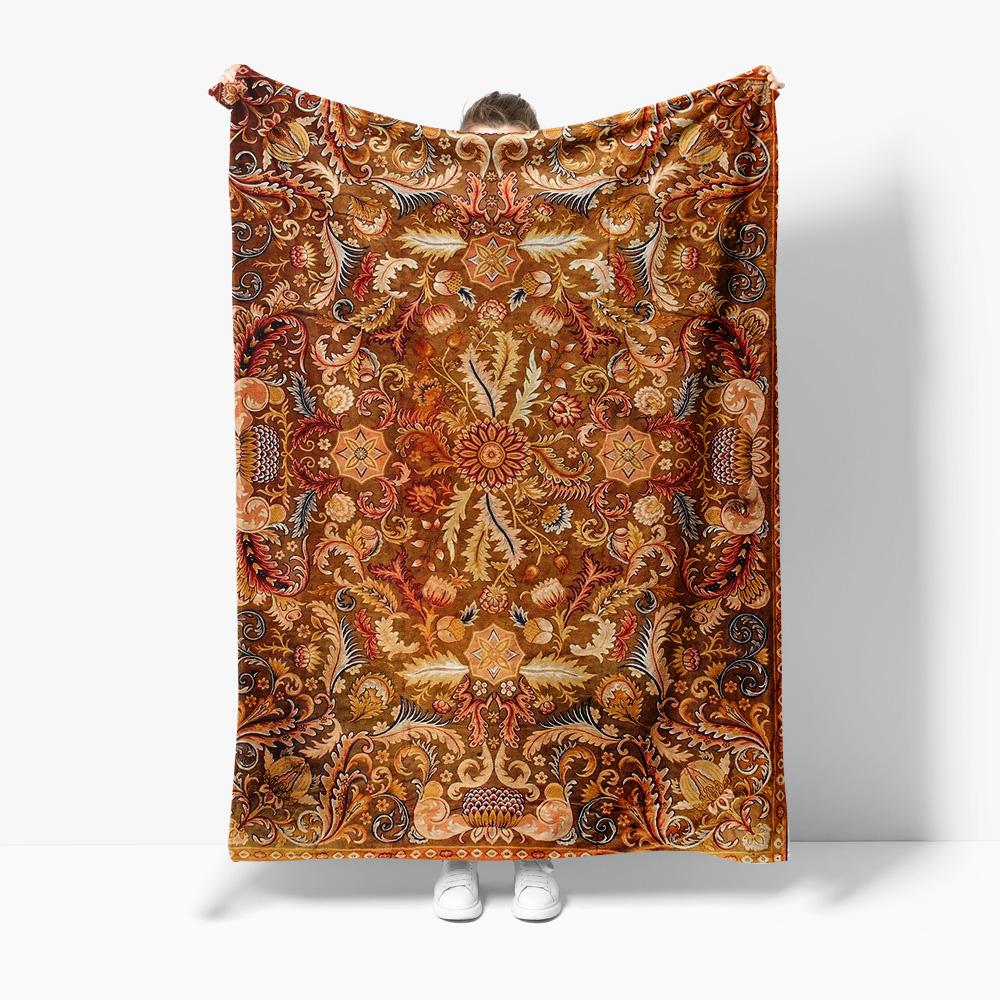 Luxurious Floral Embroidered Blanket Throw Sofa Bed Decorative Bedspread Home Textile Cushion Cover Gift 75x100cm (30x40inch)
Luxurious Floral Embroidered Blanket Throw Sofa Bed Decorative Bedspread Home Textile Cushion Cover Gift 75x100cm (30x40inch)