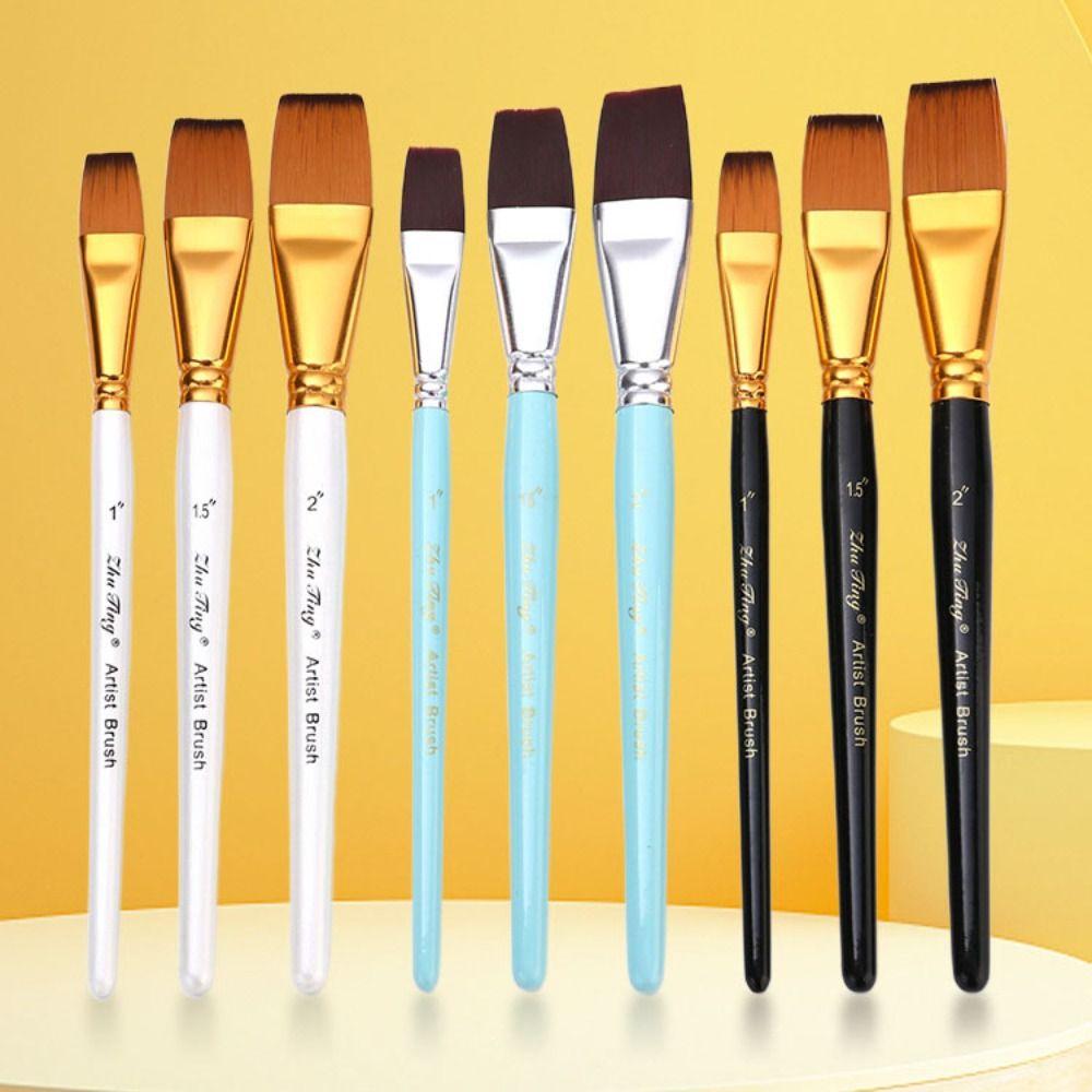 3pcs/set Comfortable Grip Painting Brush Set Multifunctional Art Paint Brushes Student чорний
3pcs/set Comfortable Grip Painting Brush Set Multifunctional Art Paint Brushes Student чорний