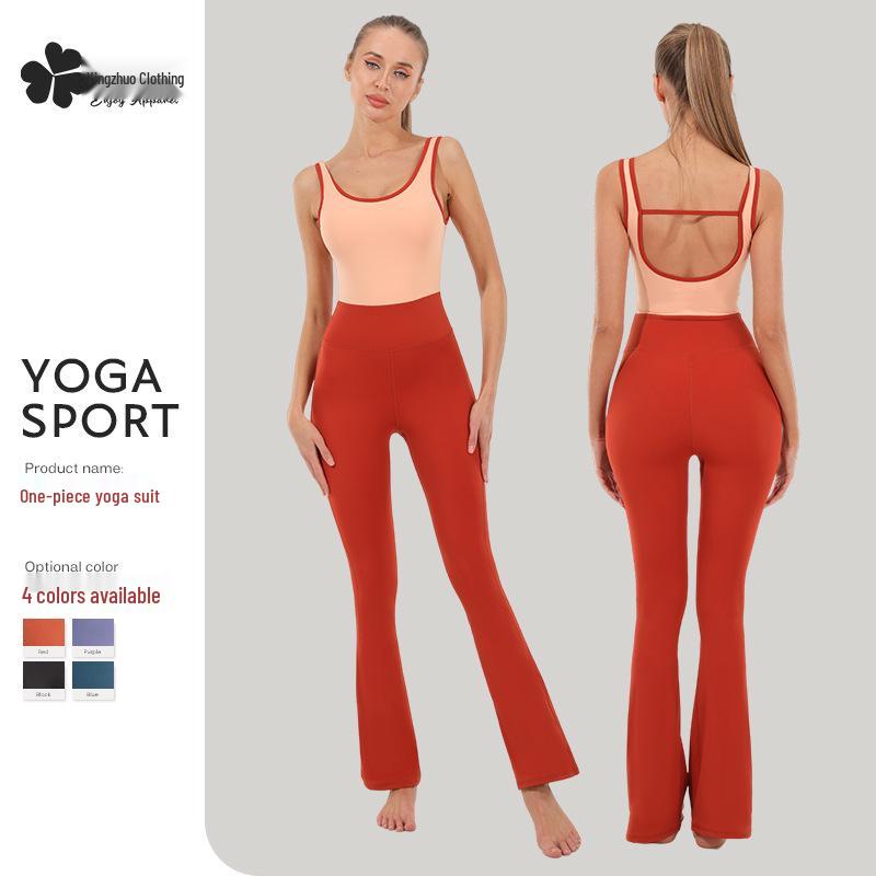 Women s Premium Cross-border Micro-flare Yoga Jumpsuit for Fitness and Sports Training XL чорний білий колір
Women s Premium Cross-border Micro-flare Yoga Jumpsuit for Fitness and Sports Training XL чорний білий колір