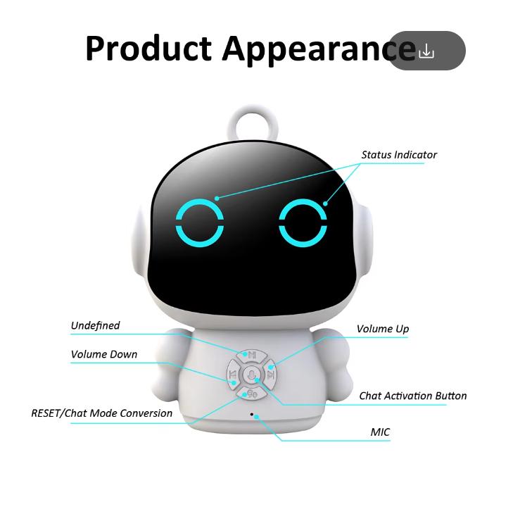 Tuya Розумний ШІ Робот WiFi Іграшки для раннього розвитку дітей Розпізнавання мови та Голосова інтерактивна Навчальна машина
Tuya Розумний ШІ Робот WiFi Іграшки для раннього розвитку дітей Розпізнавання мови та Голосова інтерактивна Навчальна машина