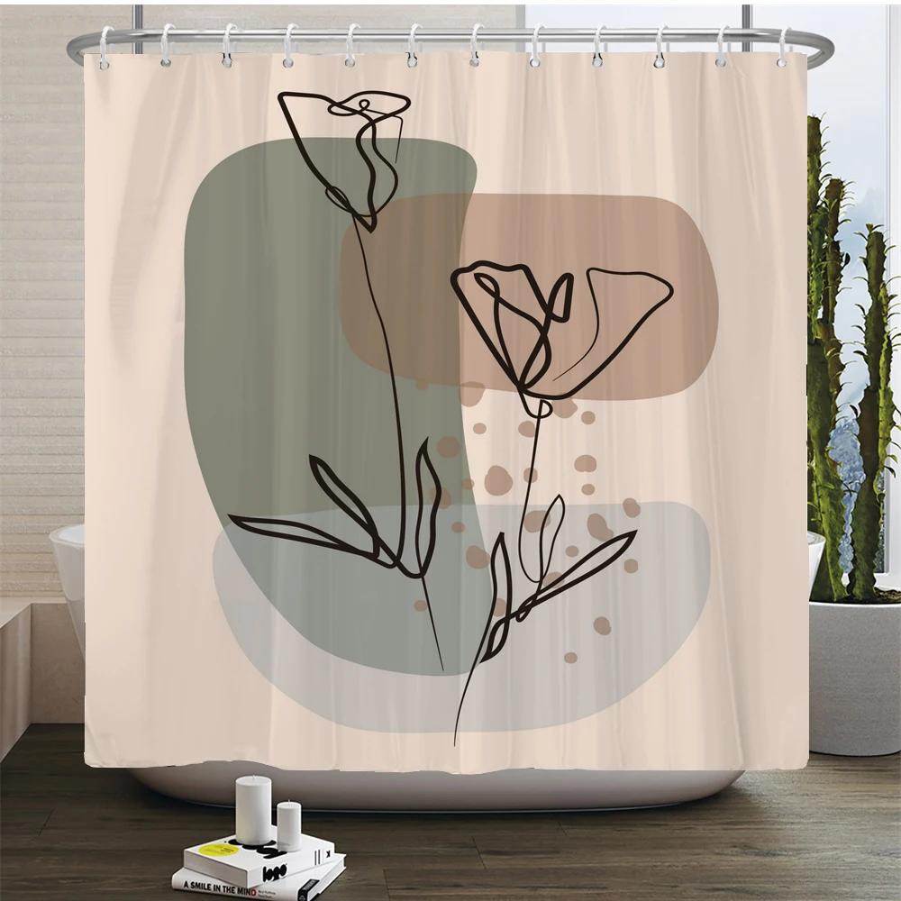 Nordic Wind Art Leaves Shower Curtain Classicl Abstract Colourful Bathroom Curtains Waterproof Fabric Decor Curtain With Hooks W90xH180cm
Nordic Wind Art Leaves Shower Curtain Classicl Abstract Colourful Bathroom Curtains Waterproof Fabric Decor Curtain With Hooks W90xH180cm