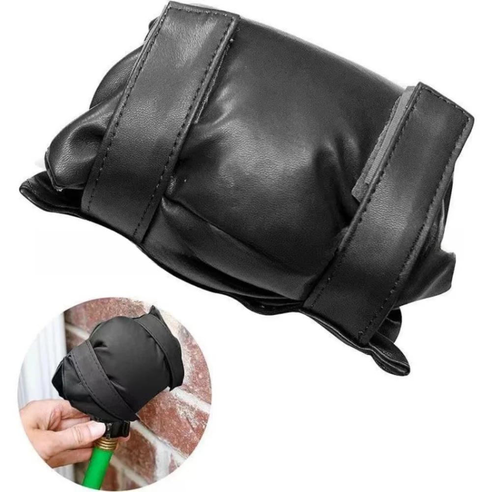 PU Leather Faucet Cover Providing Reliable Insulation and Protection from Rust and Freezing Temperatures Outdoors чёрный
PU Leather Faucet Cover Providing Reliable Insulation and Protection from Rust and Freezing Temperatures Outdoors чёрный