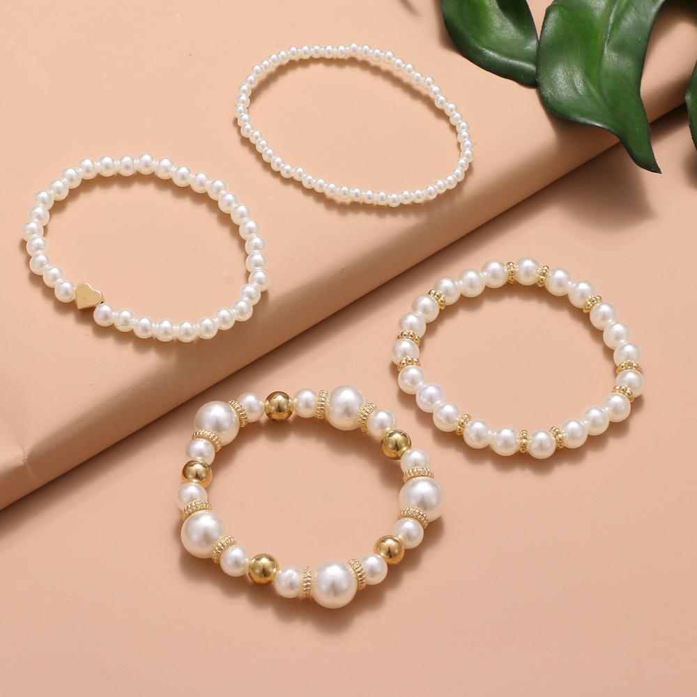 Минималистичный набор браслетов Mix and Match Fashion Love Pearl Star Женские ювелирные изделия Подарочный набор Набор из 4 предметов
Минималистичный набор браслетов Mix and Match Fashion Love Pearl Star Женские ювелирные изделия Подарочный набор Набор из 4 предметов