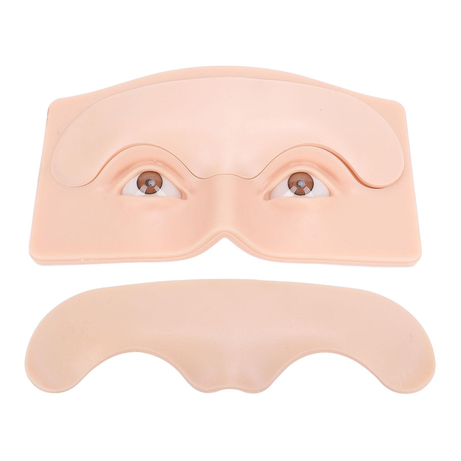 Makeup Practice Face Kit 5D Silicone Eyebrow Eyeliner Makeup Practice Board with Replacement Skin for Beginners
Makeup Practice Face Kit 5D Silicone Eyebrow Eyeliner Makeup Practice Board with Replacement Skin for Beginners