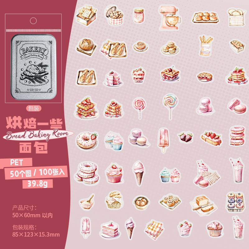 100 pcs Kawaii Baked bread Stickers aesthetic Iron box Sticker Adhesive Diy Hand Account Diary Scrapbooking material
100 pcs Kawaii Baked bread Stickers aesthetic Iron box Sticker Adhesive Diy Hand Account Diary Scrapbooking material