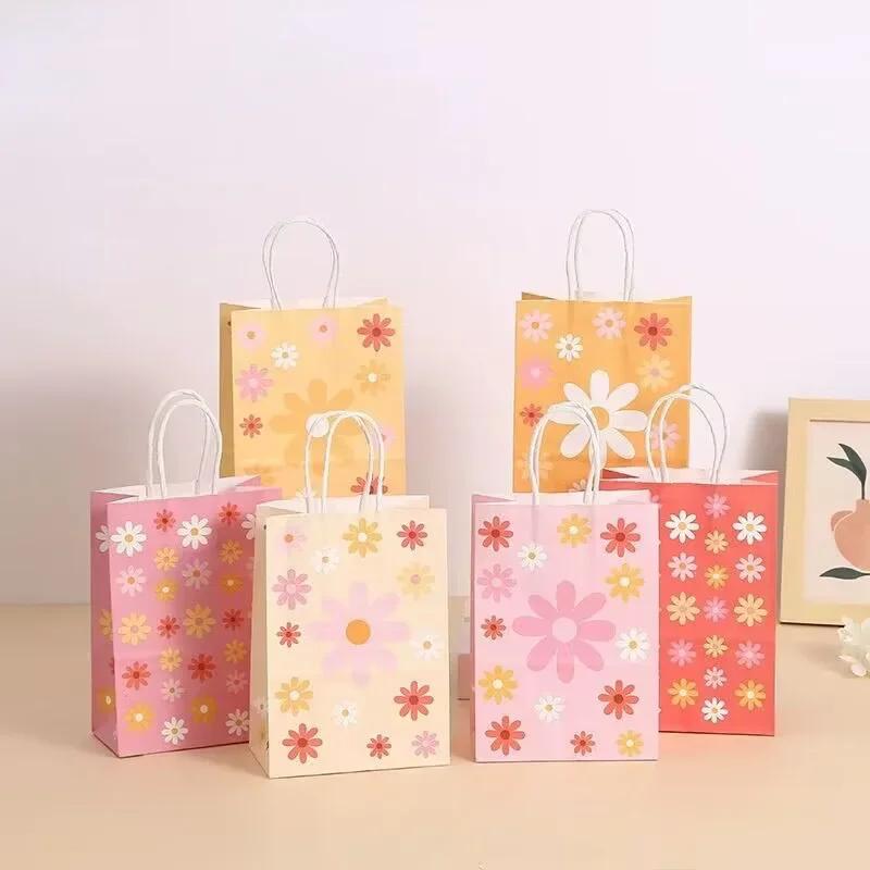 12pcs Daisy Gift Bag Craft Packaging Bag Kraft Paper Handheld Paper Bags Thanksgiving Christmas Wedding Birthday Party Supplies 21x15x8cm
12pcs Daisy Gift Bag Craft Packaging Bag Kraft Paper Handheld Paper Bags Thanksgiving Christmas Wedding Birthday Party Supplies 21x15x8cm
