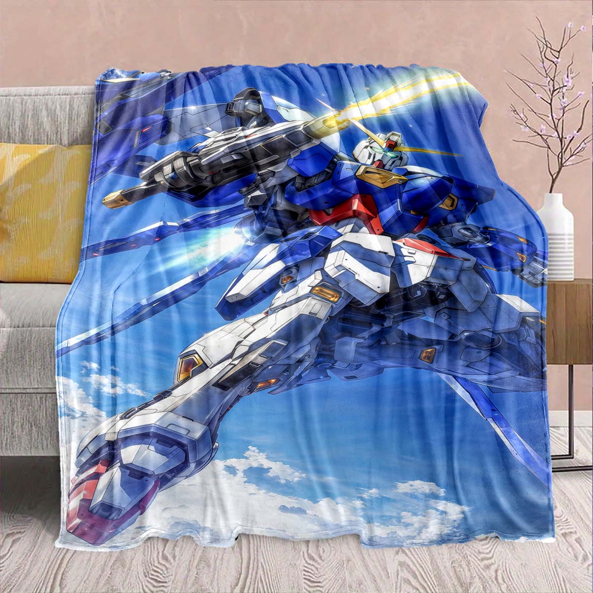 Gundam Anime Flannel Blanket - Soft Warm Perfect for Sofa, Bedding Camping Travel Office Home Decor 75x90cm
Gundam Anime Flannel Blanket - Soft Warm Perfect for Sofa, Bedding Camping Travel Office Home Decor 75x90cm