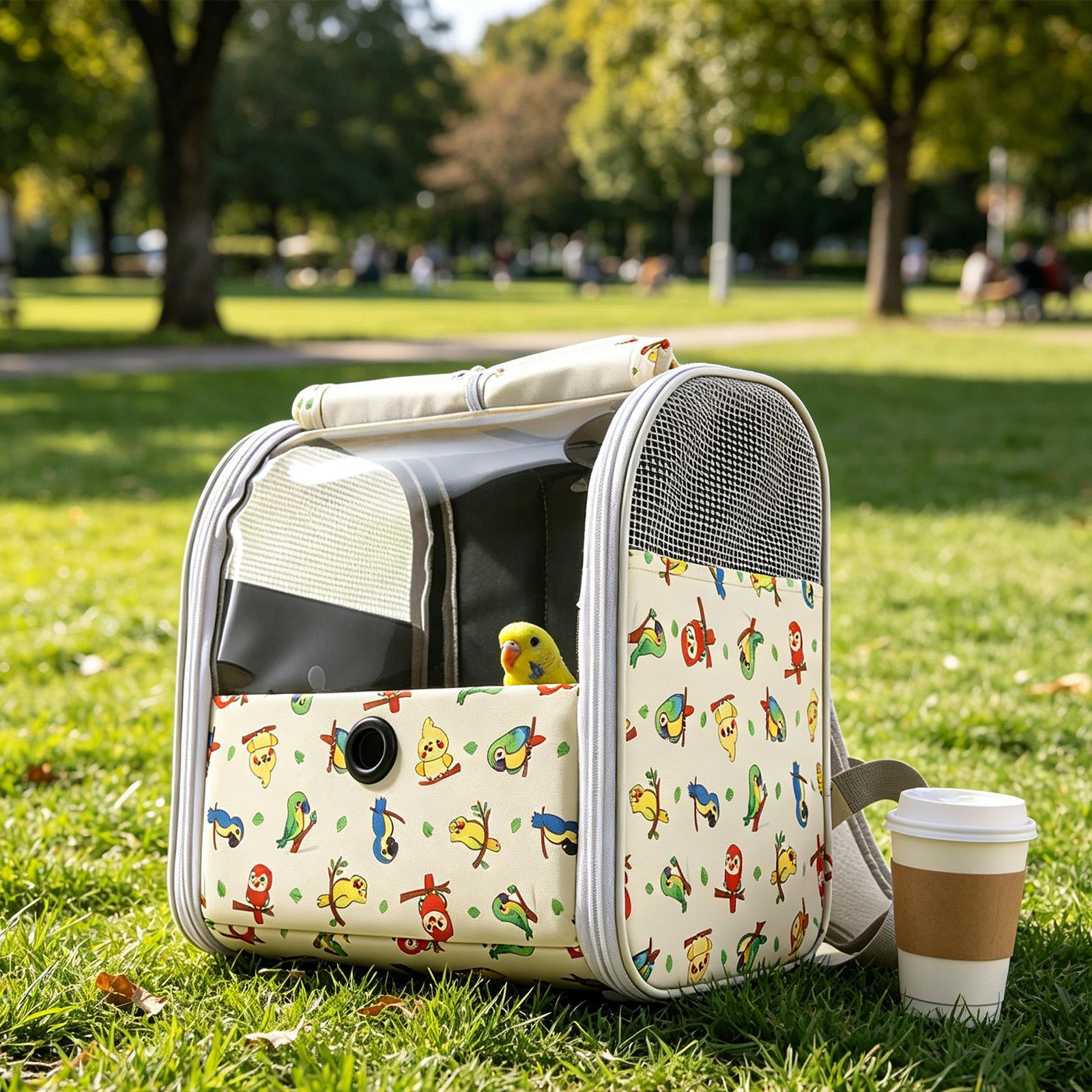 Travel Cage Portable Backpack Trip Breathable Small Animals Bird Carrier Bag 24cmx21cmx25cm
Travel Cage Portable Backpack Trip Breathable Small Animals Bird Carrier Bag 24cmx21cmx25cm