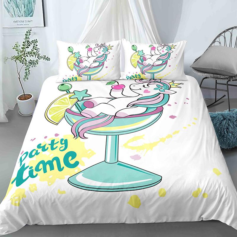 Comforter Cartoon Unicorn Cute With Queen King Size 2/3 Pcs Bed Clothes For Kids Adult Polyester Bedding Set Comforter (quilt)-EU Single(135*200cm)3pcs
Comforter Cartoon Unicorn Cute With Queen King Size 2/3 Pcs Bed Clothes For Kids Adult Polyester Bedding Set Comforter (quilt)-EU Single(135*200cm)3pcs