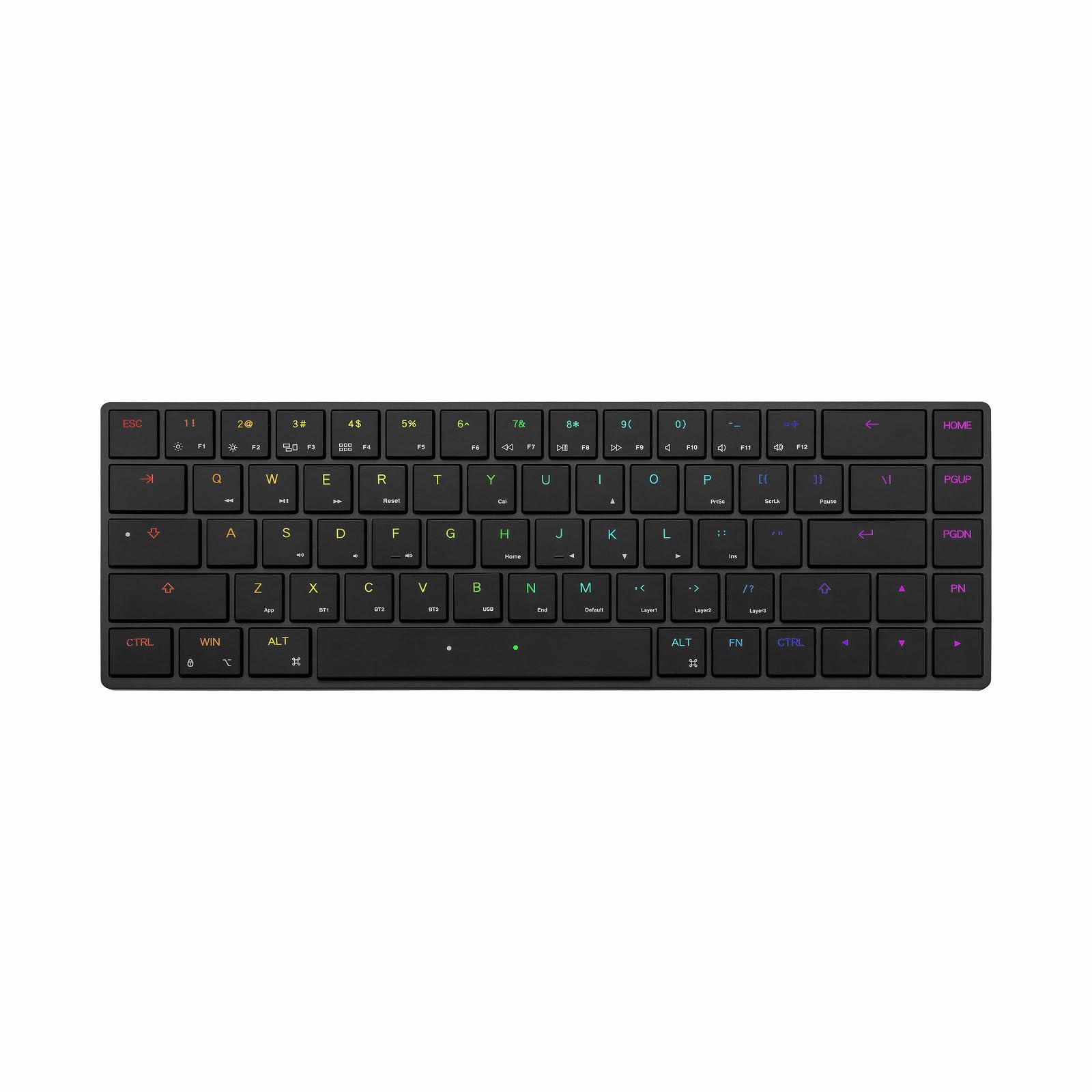 Barocco Mistel AIRONE RGB BT (US LayoutTactile) 14.6mm Ultra-thin Design Wired USB Wireless Bluetooth 65% Layout 68 Keys - ABS Laser Engraved + UV
Barocco Mistel AIRONE RGB BT (US LayoutTactile) 14.6mm Ultra-thin Design Wired USB Wireless Bluetooth 65% Layout 68 Keys - ABS Laser Engraved + UV