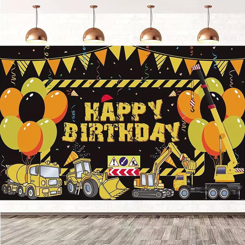 2D Happy Birthday Background Cloth Black Yellow Construction Truck Banner for Photo Studio 47.2x31.5inch/120*80cm
2D Happy Birthday Background Cloth Black Yellow Construction Truck Banner for Photo Studio 47.2x31.5inch/120*80cm