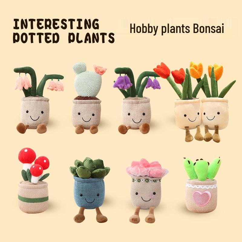 Creative Cartoon Tulip & Succulent Plush Doll Plant Decoration Toy 25-40 cm (see details)
Creative Cartoon Tulip & Succulent Plush Doll Plant Decoration Toy 25-40 cm (see details)