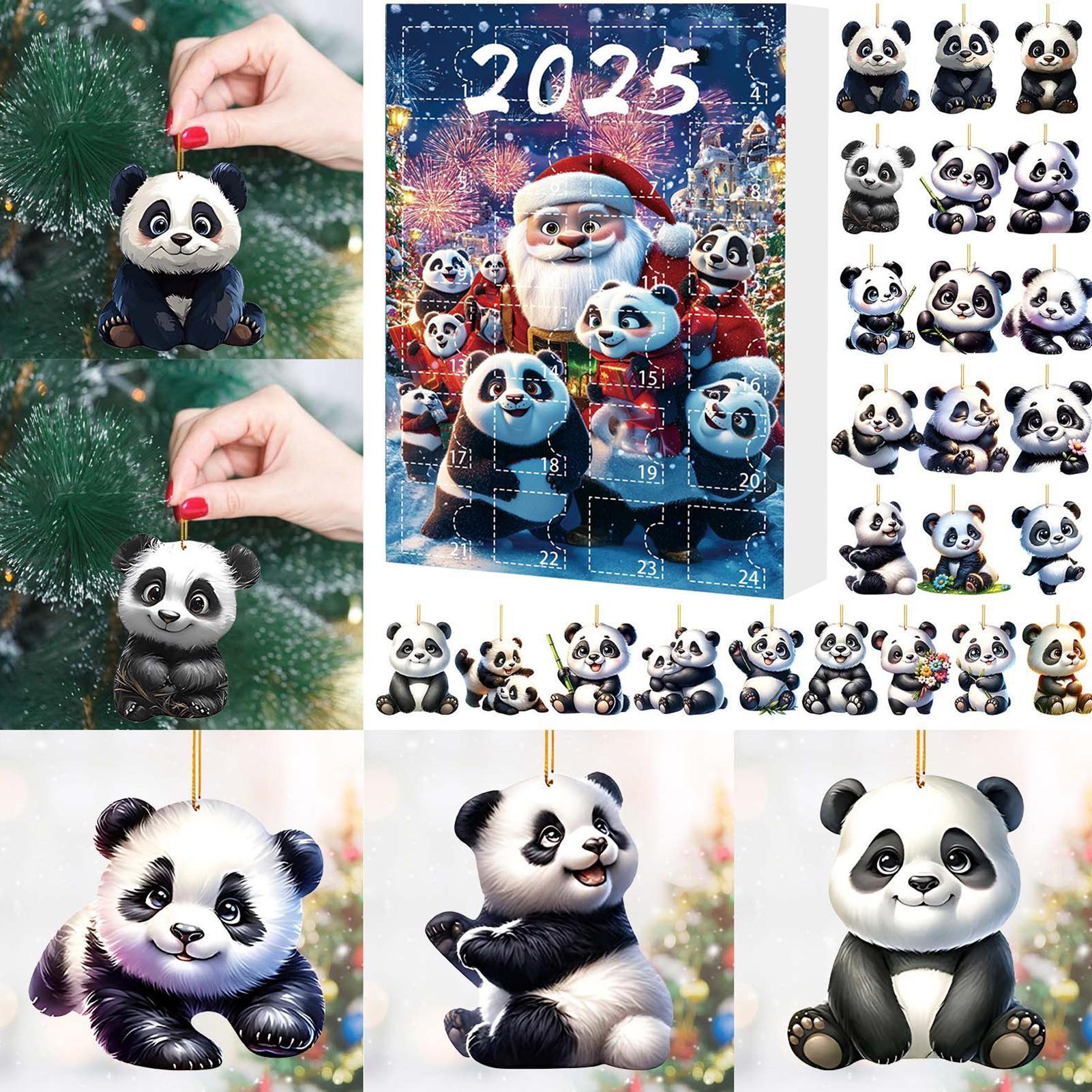 2026 Christmas Countdown Calendar Cute Panda Pendant Christmas Tree Decoration 2D Acrylic Animal Ornaments Party Gift C
2026 Christmas Countdown Calendar Cute Panda Pendant Christmas Tree Decoration 2D Acrylic Animal Ornaments Party Gift C