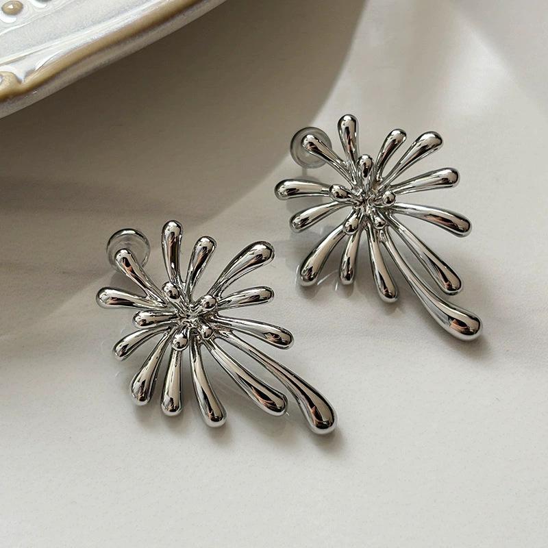 Cool fireworks sterling silver needle fireworks earrings, niche cold wind unique fine polishing Seiko personalized earrings
Cool fireworks sterling silver needle fireworks earrings, niche cold wind unique fine polishing Seiko personalized earrings
