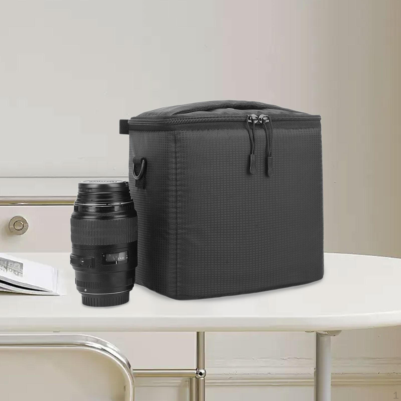 Camera Bag Carrying Case,with Zippers,Padded Storage with Shoulder Strap Universal Handbag Case for
Camera Bag Carrying Case,with Zippers,Padded Storage with Shoulder Strap Universal Handbag Case for