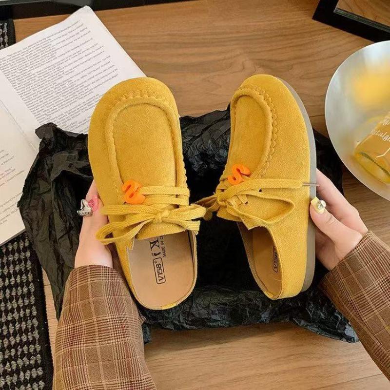 Retro flat bottom versatile soft bottom women s new autumn women s outer wear slippers Baotou slippers 35 жёлтый
Retro flat bottom versatile soft bottom women s new autumn women s outer wear slippers Baotou slippers 35 жёлтый