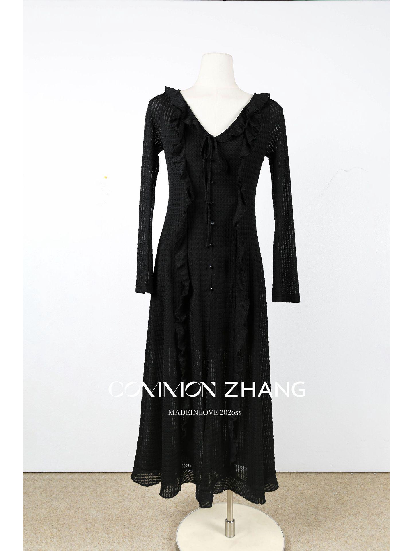CZ ZHANG Chun French Drape V-neck Long Sleeve Dress Women s Casual Long Skirt C16929 Medium чёрный
CZ ZHANG Chun French Drape V-neck Long Sleeve Dress Women s Casual Long Skirt C16929 Medium чёрный