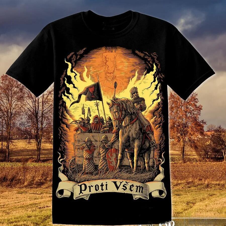 Czech Hussite Wars Against All Men T-Shirt Short Sleeve Casual 100% Cotton T Shirts 4XL
Czech Hussite Wars Against All Men T-Shirt Short Sleeve Casual 100% Cotton T Shirts 4XL