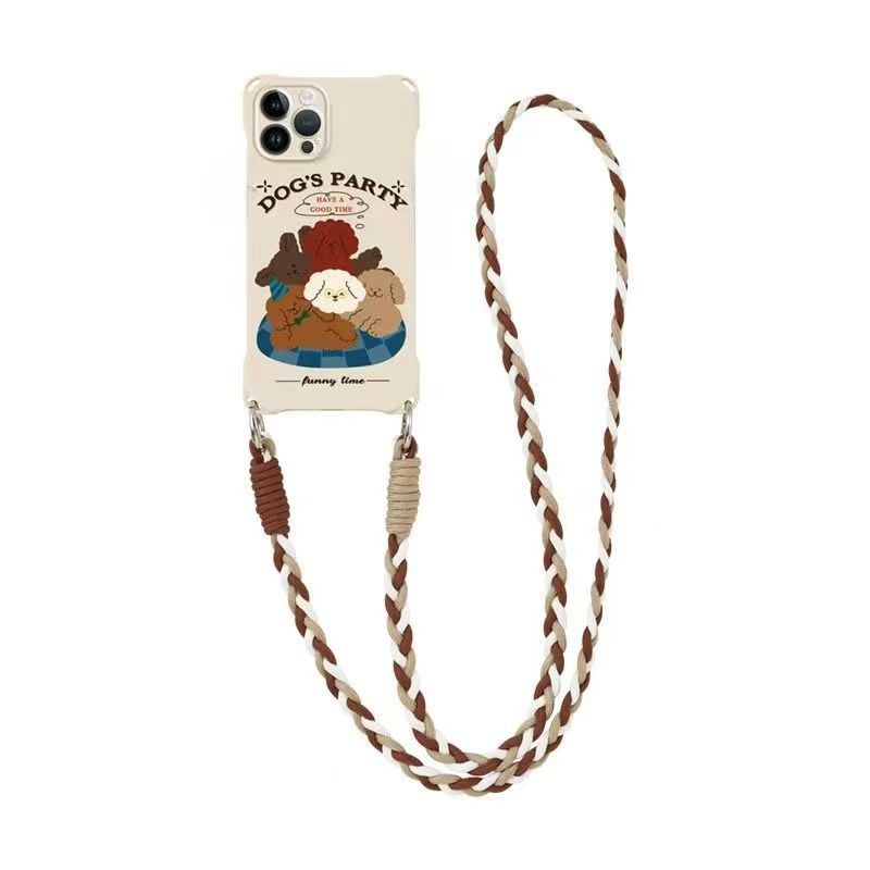 Cartoon IPhone15promax Mobile Phone Case Apple 14 Soft Glue 13 All-inclusive Anti-drop 12 Messenger Lanyard 11 apple xr
Cartoon IPhone15promax Mobile Phone Case Apple 14 Soft Glue 13 All-inclusive Anti-drop 12 Messenger Lanyard 11 apple xr