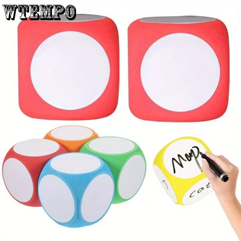 WTEMPO DIY Blank Large Foam Dice Soft Reusable Erasable Perfect for Educational Games Party Favors and Outdoor Funny Activities 2pcs*10cm червоний
WTEMPO DIY Blank Large Foam Dice Soft Reusable Erasable Perfect for Educational Games Party Favors and Outdoor Funny Activities 2pcs*10cm червоний
