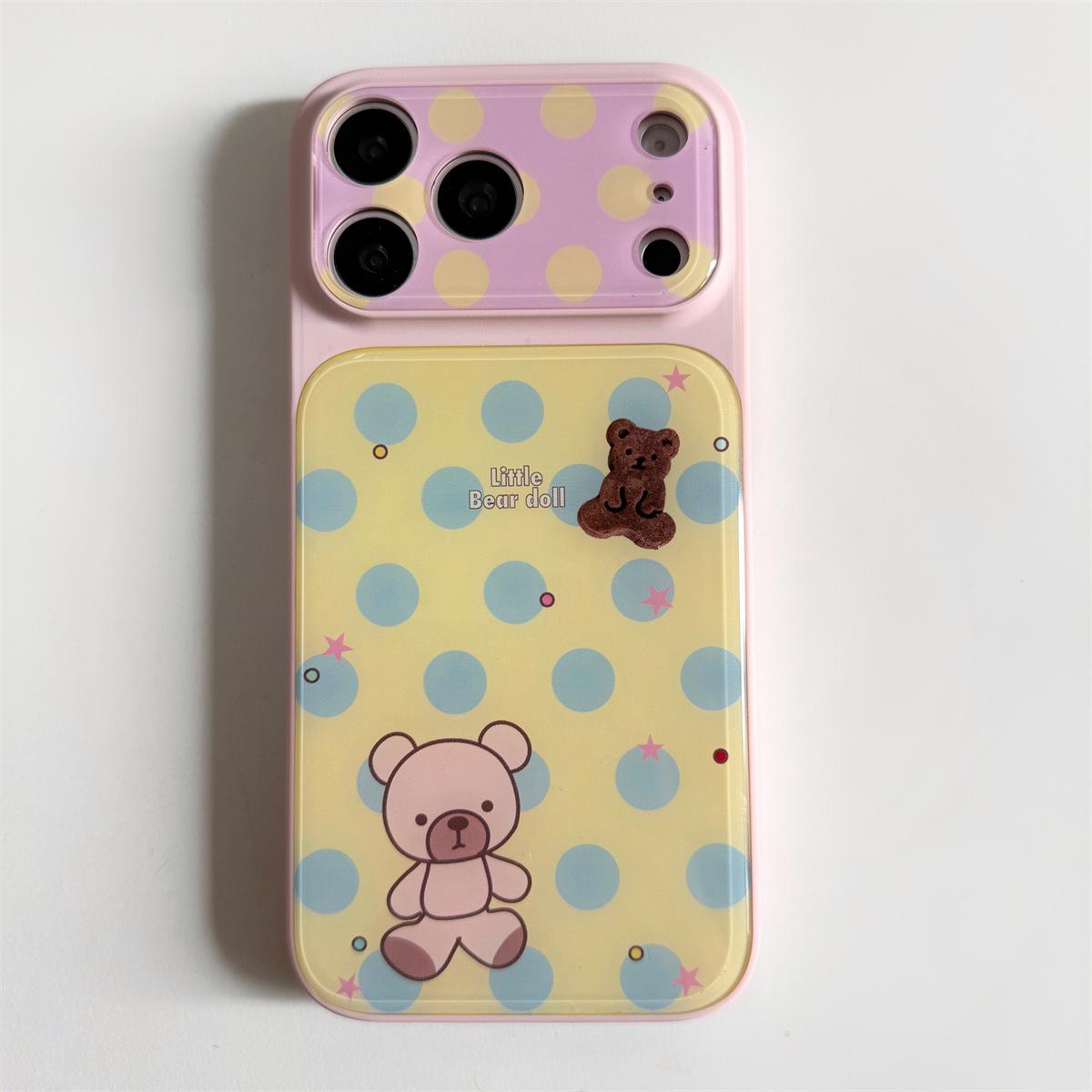 Cartoon Polka Dot Bear iPhone 15/16/17 Pro Max Anti-Fall Case iPhone 16 Pro Max
Cartoon Polka Dot Bear iPhone 15/16/17 Pro Max Anti-Fall Case iPhone 16 Pro Max