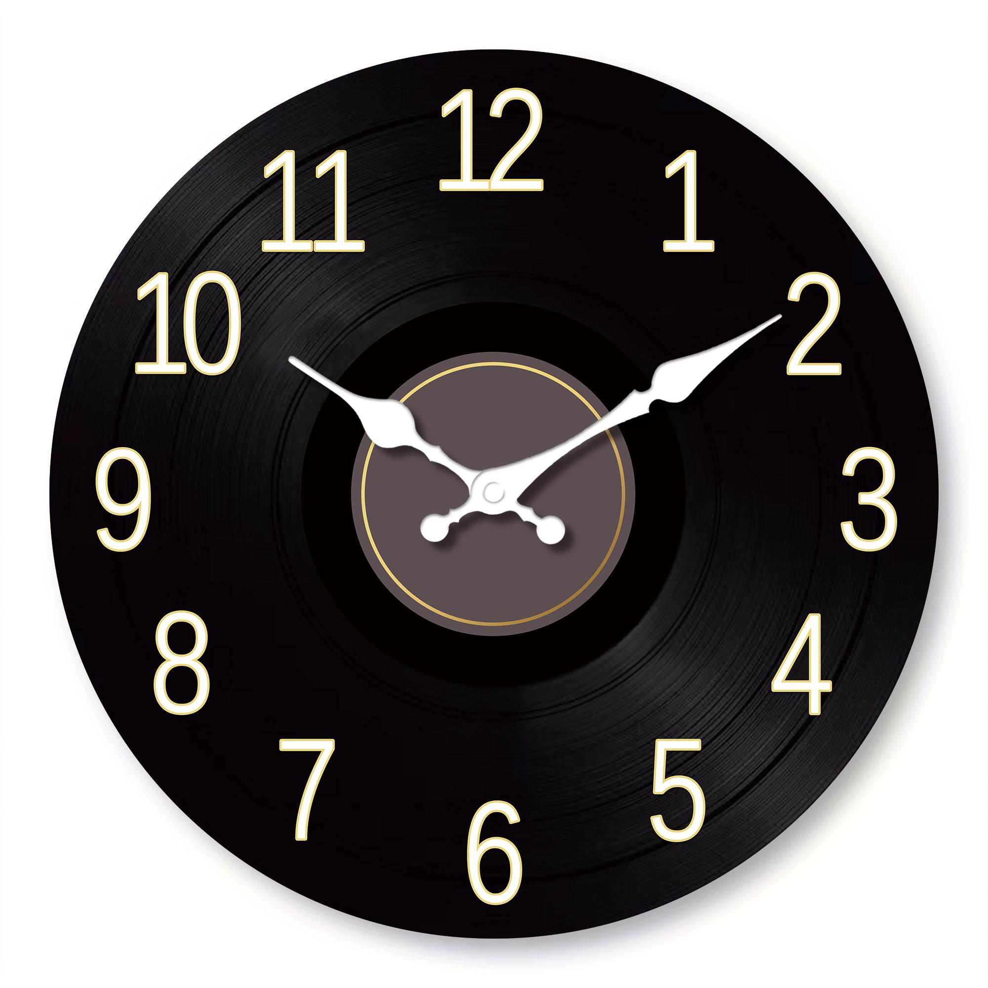 Unique Record Wall Clock Silent Wall Watch Vintage Music Art Home Decor Creative Gift For Music Lovers (as the picture,10 inch)
Unique Record Wall Clock Silent Wall Watch Vintage Music Art Home Decor Creative Gift For Music Lovers (as the picture,10 inch)