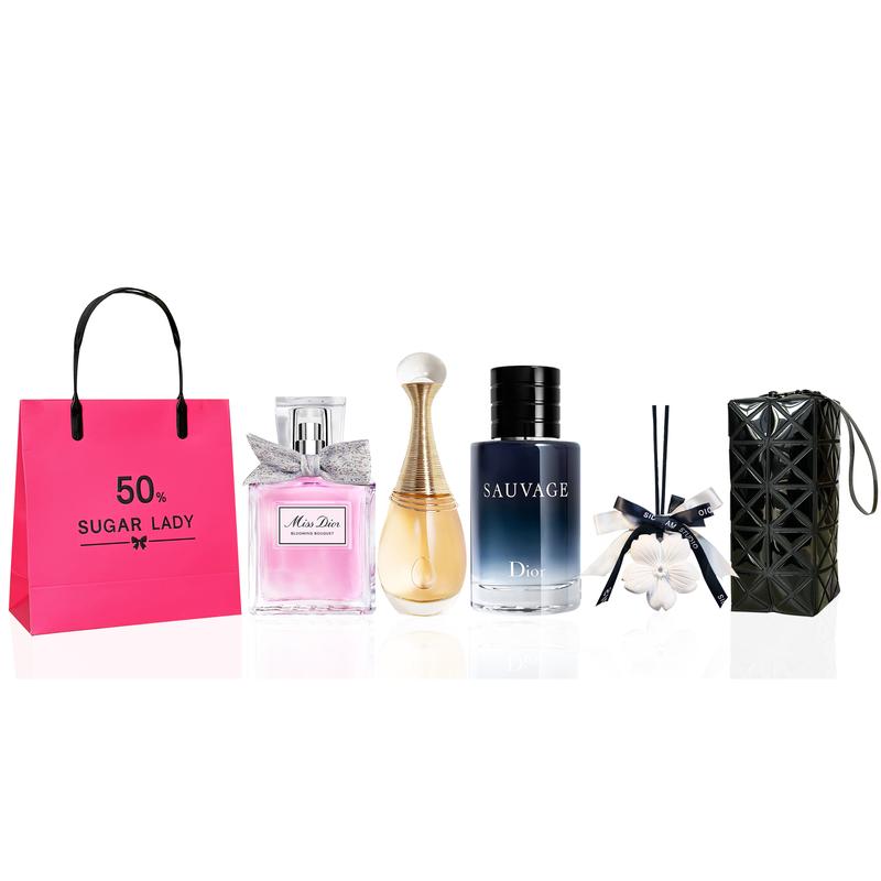 DIOR Perfume Flower 5ml + True Self 5ml + Wilderness 10ml + White Peach Aromatherapy + Ceramic Black Bag чёрный
DIOR Perfume Flower 5ml + True Self 5ml + Wilderness 10ml + White Peach Aromatherapy + Ceramic Black Bag чёрный