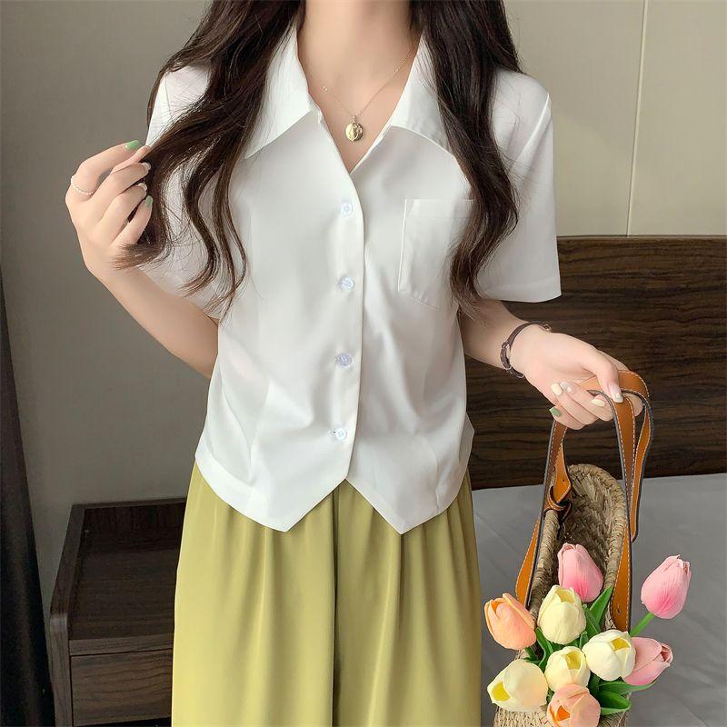 Женская футболка с коротким рукавом и воротником поло, лето, новая, французский темперамент, дизайн высокого класса, нишевый короткий топ One size белый
Женская футболка с коротким рукавом и воротником поло, лето, новая, французский темперамент, дизайн высокого класса, нишевый короткий топ One size белый