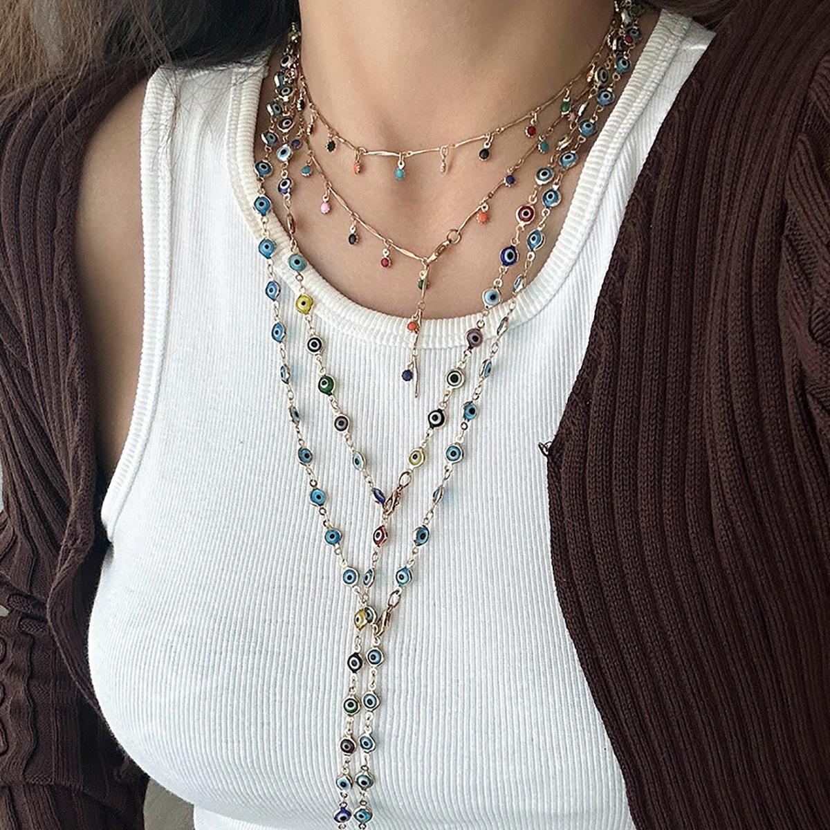 Love-shaped long eye fringed necklace for women, stacked with multi-layer Y-shaped imitation pearl holiday jewelry see details
Love-shaped long eye fringed necklace for women, stacked with multi-layer Y-shaped imitation pearl holiday jewelry see details