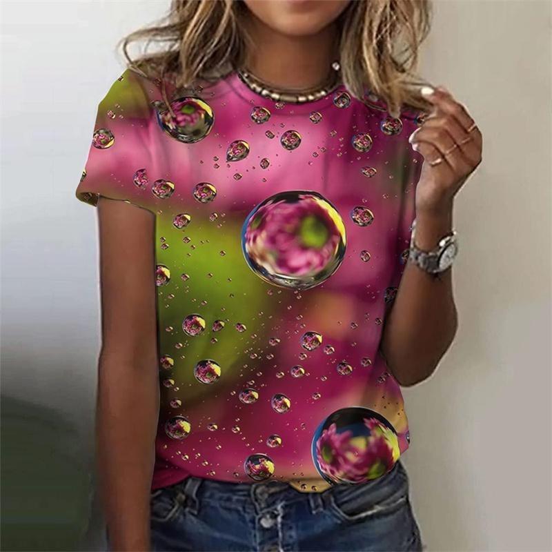 Personality Gradient Water Drops 3D Print T-shirt Women Clothing Harajuku Leisure Loose Breathable Short Sleeve Tees Top Summer 6XL
Personality Gradient Water Drops 3D Print T-shirt Women Clothing Harajuku Leisure Loose Breathable Short Sleeve Tees Top Summer 6XL