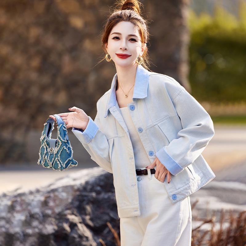 2025 Spring Women s Korean Slim Fit Turn-Down Collar Casual Washed Cotton Jacket XXL (130-140 Jin) світло-жовтого кольору
2025 Spring Women s Korean Slim Fit Turn-Down Collar Casual Washed Cotton Jacket XXL (130-140 Jin) світло-жовтого кольору