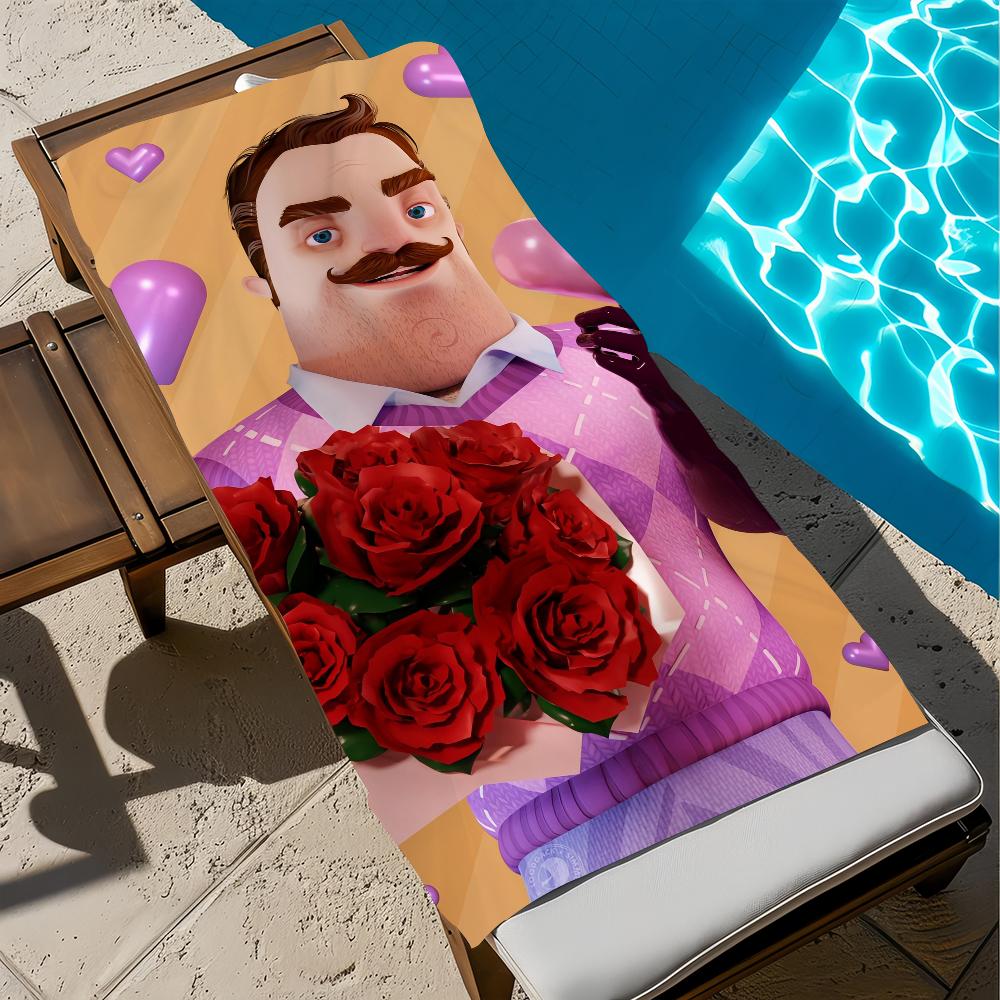 Hello game N-Neighbor-r cute Towel Beach Quick Dry Soft Pool Towels Gift for Travel Gym Shower Camping sports W40*H60(CM)
Hello game N-Neighbor-r cute Towel Beach Quick Dry Soft Pool Towels Gift for Travel Gym Shower Camping sports W40*H60(CM)