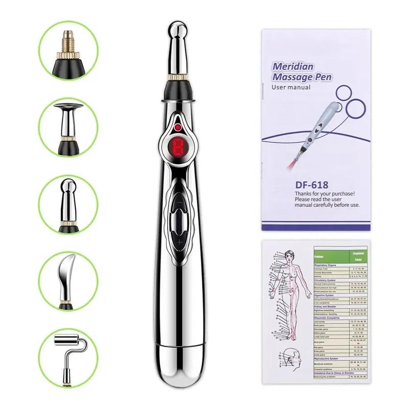 5 In 1 Multi Function Massage Acupuncture Pen Electronic Relief Pain Point Pen Laser Meridian Energy Pulse Massage Pen Massager
5 In 1 Multi Function Massage Acupuncture Pen Electronic Relief Pain Point Pen Laser Meridian Energy Pulse Massage Pen Massager