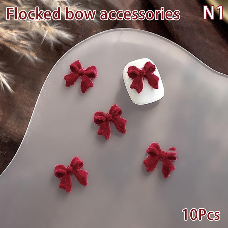 10Pcs Red Plush Bow Tie Bowknot Ribbon Winter Nail Art Decorations Diy Manicure Accessories Sweet Luxury Decoration
10Pcs Red Plush Bow Tie Bowknot Ribbon Winter Nail Art Decorations Diy Manicure Accessories Sweet Luxury Decoration