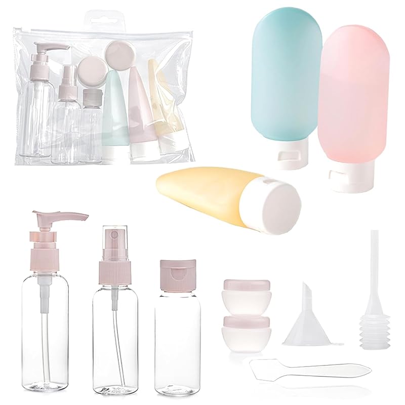 siawadeky travel bottle small bottles 11 piece set refill bottle pump bottle shampoo bottle travel bottle skin care supplies small container Leak
siawadeky travel bottle small bottles 11 piece set refill bottle pump bottle shampoo bottle travel bottle skin care supplies small container Leak