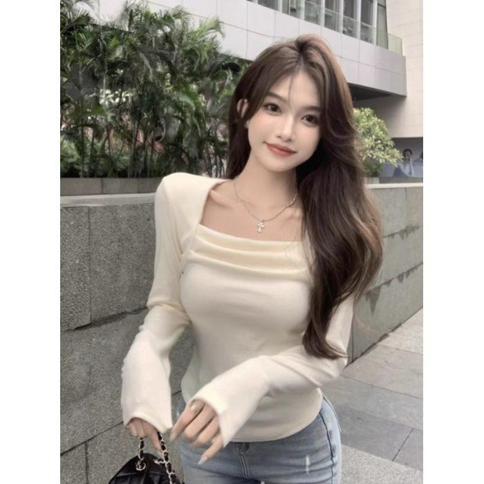 Женский облегающий топ с квадратным вырезом и длинными рукавами, осень/зима 2025 Small абрикосовый
Женский облегающий топ с квадратным вырезом и длинными рукавами, осень/зима 2025 Small абрикосовый