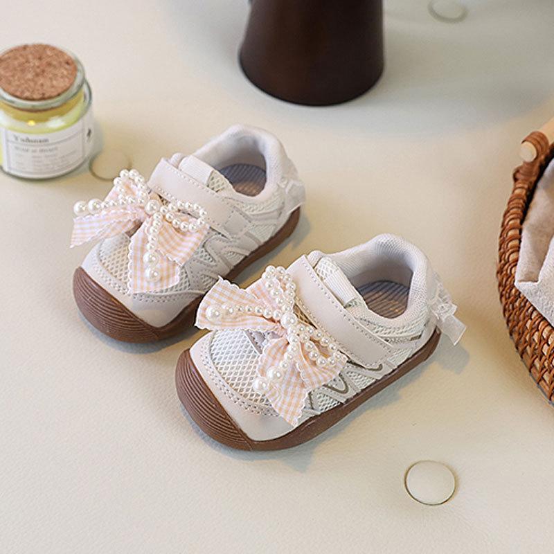 Bow Decoration Girls Baotou 0-1-2 Spring Princess Style Small Board Shoes Breathable Double Mesh Single Shoes 20 білий
Bow Decoration Girls Baotou 0-1-2 Spring Princess Style Small Board Shoes Breathable Double Mesh Single Shoes 20 білий