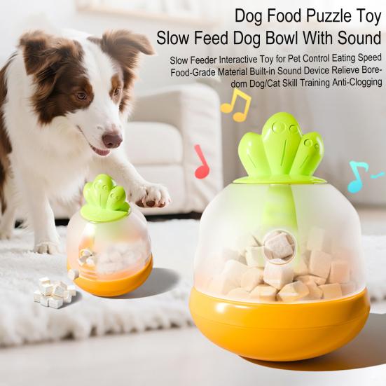 Interactive Puzzle Food Dispensing Toy Carrot Design Tumbler Pet Slow Feeder for Medium Small Dogs Cats IQ Training Brain Stimulation Carrot Set
Interactive Puzzle Food Dispensing Toy Carrot Design Tumbler Pet Slow Feeder for Medium Small Dogs Cats IQ Training Brain Stimulation Carrot Set