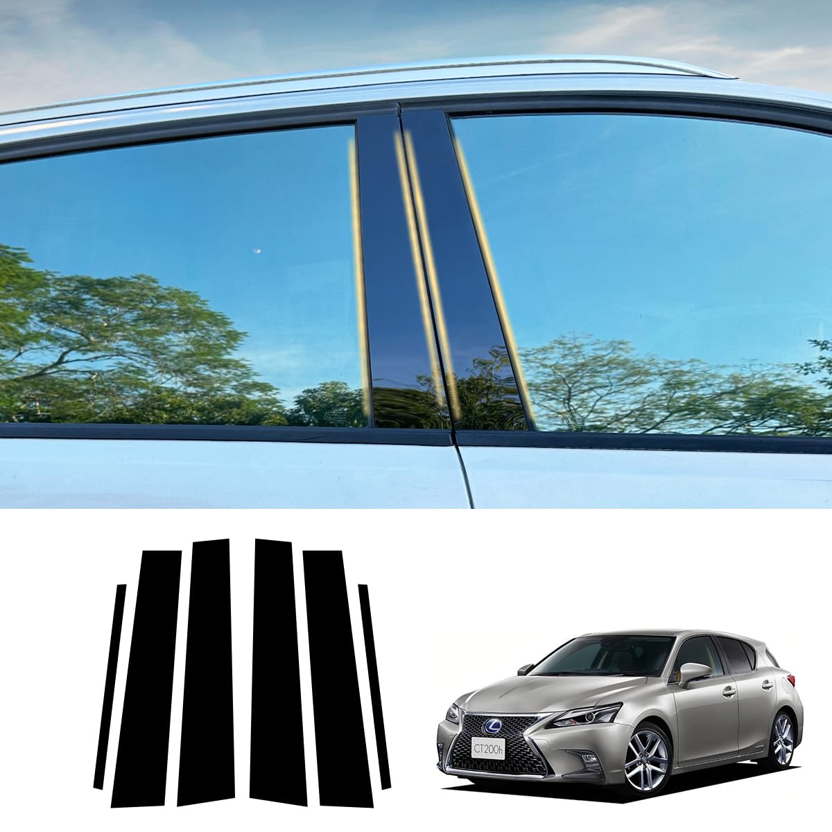 YiluGS Совместимо с Lexus CT200 CT200h ZWA10 Накладка на стойку 2011 ноябрь Специально разработанная накладка Боковой козырек установить невозможно Защитный чёрный
YiluGS Совместимо с Lexus CT200 CT200h ZWA10 Накладка на стойку 2011 ноябрь Специально разработанная накладка Боковой козырек установить невозможно Защитный чёрный