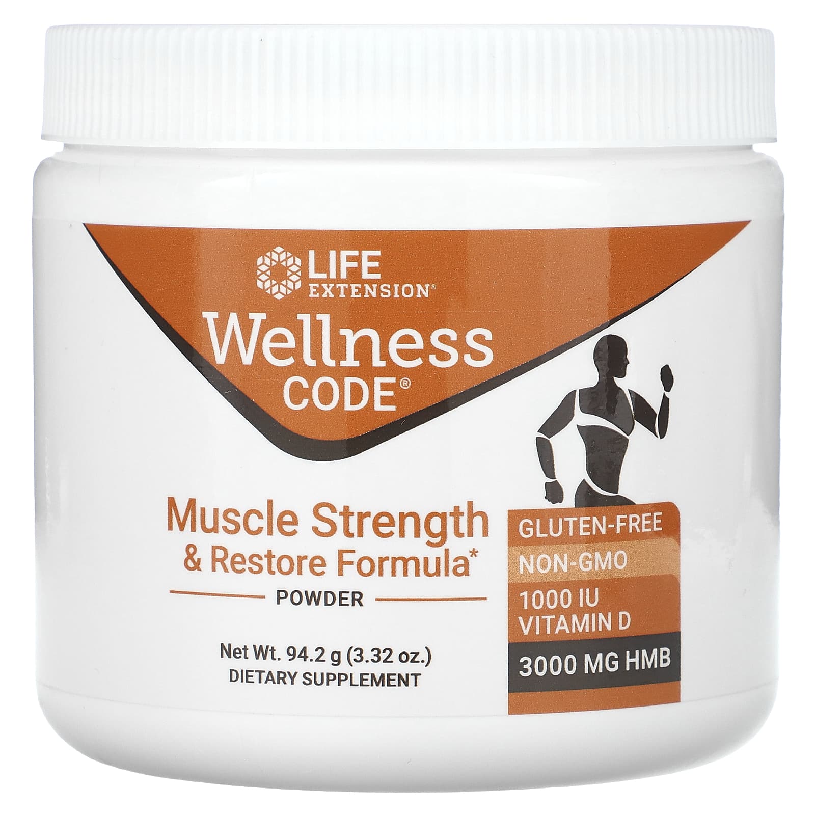 Life Extension, Wellness Code, Muscle Strength and Recovery Formula, 3.32 oz (94.2 g)
Life Extension, Wellness Code, Muscle Strength and Recovery Formula, 3.32 oz (94.2 g)