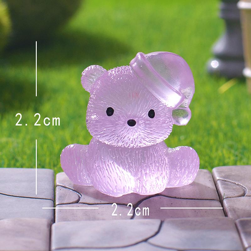 2 шт. мультяшный светящийся медведь мини фигурка микро ландшафтное украшение милые миниатюры сделай сам украшение для дома аксессуары подарки
2 шт. мультяшный светящийся медведь мини фигурка микро ландшафтное украшение милые миниатюры сделай сам украшение для дома аксессуары подарки