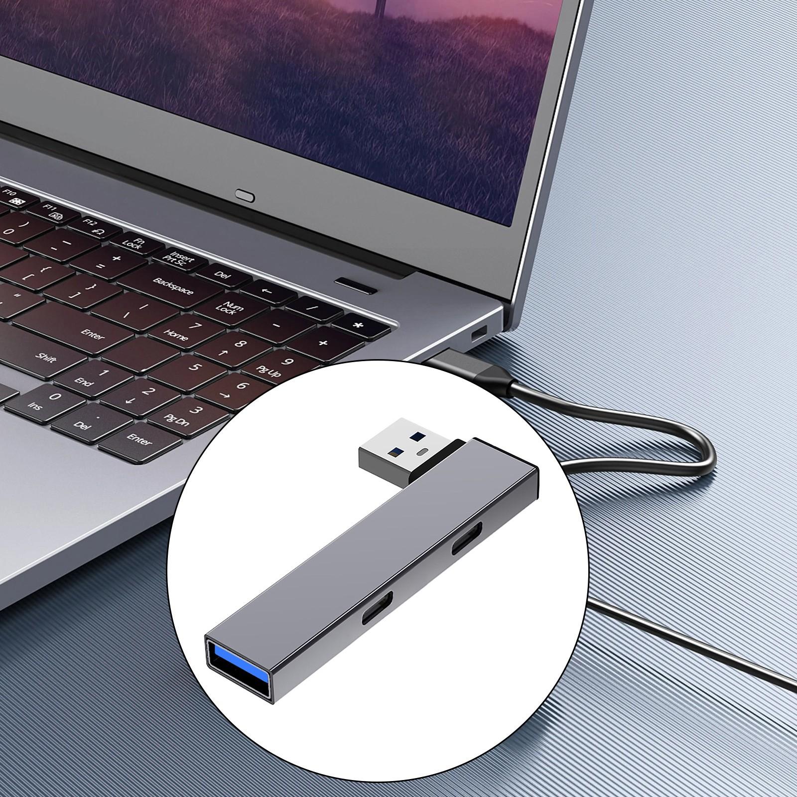 USB3.0 Hub USB Splitter USB to 2Type C+USB Hub Adapter with High Speed Data Transfer for Windows Mac OS Linux Android срібний
USB3.0 Hub USB Splitter USB to 2Type C+USB Hub Adapter with High Speed Data Transfer for Windows Mac OS Linux Android срібний