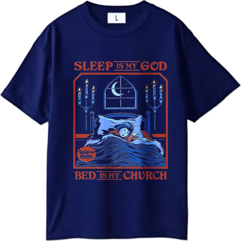Graphic summer Women tshirt Sleep Is My God Bed Is My Church Short Sleeve Rock Teeshirt men cotton tshirt fashion tops 3XL
Graphic summer Women tshirt Sleep Is My God Bed Is My Church Short Sleeve Rock Teeshirt men cotton tshirt fashion tops 3XL
