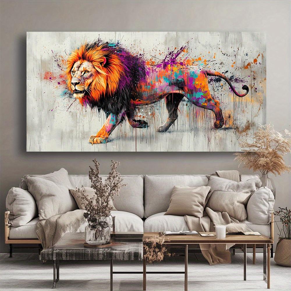 Vibrant Lion Abstract Canvas Wall Art Frameless Modern Print for Living Room, Bedroom, Office High-Quality Artwork Wall Art 20x40cm No Framed
Vibrant Lion Abstract Canvas Wall Art Frameless Modern Print for Living Room, Bedroom, Office High-Quality Artwork Wall Art 20x40cm No Framed